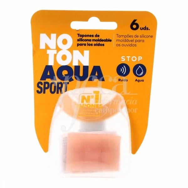 Noton Aqua Sport Tampao Silic Moldavel X 6
