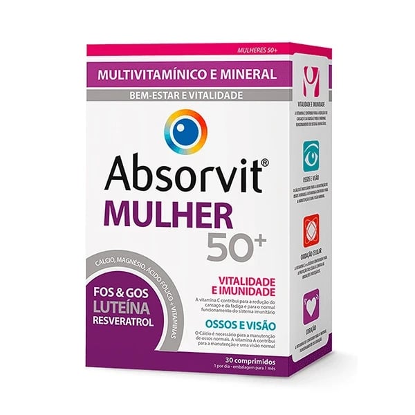 Absorvit Mulher 50+ Comprimidos X30