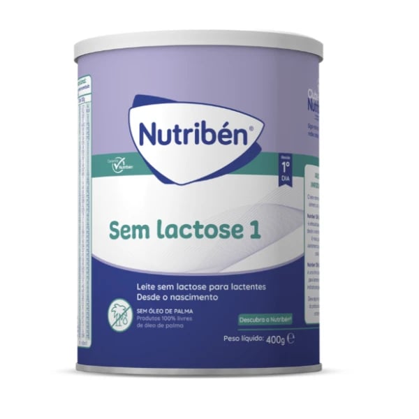 Nutriben S/ Lactose 1 Leite 400G