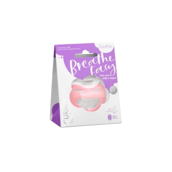 Curaprox Baby Chupeta Silicone Rosa T0