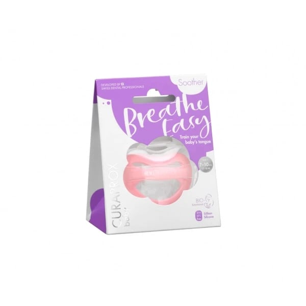 Curaprox Baby Chupeta Silicone Rosa T1