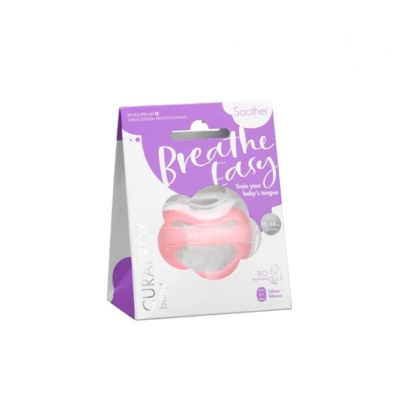 Curaprox Baby Chupeta Silicone Rosa T2