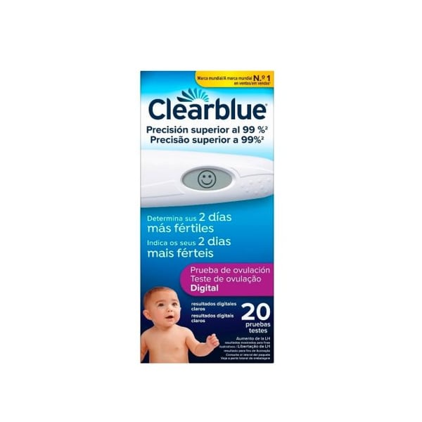 Clearblue Digital Teste Ovulação X20